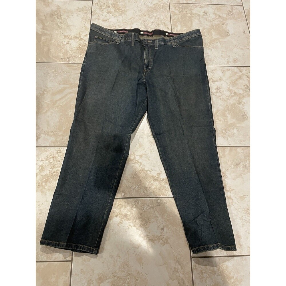 Lee Jeans Men’s Size 52x30 Dark Wash Straight Leg
